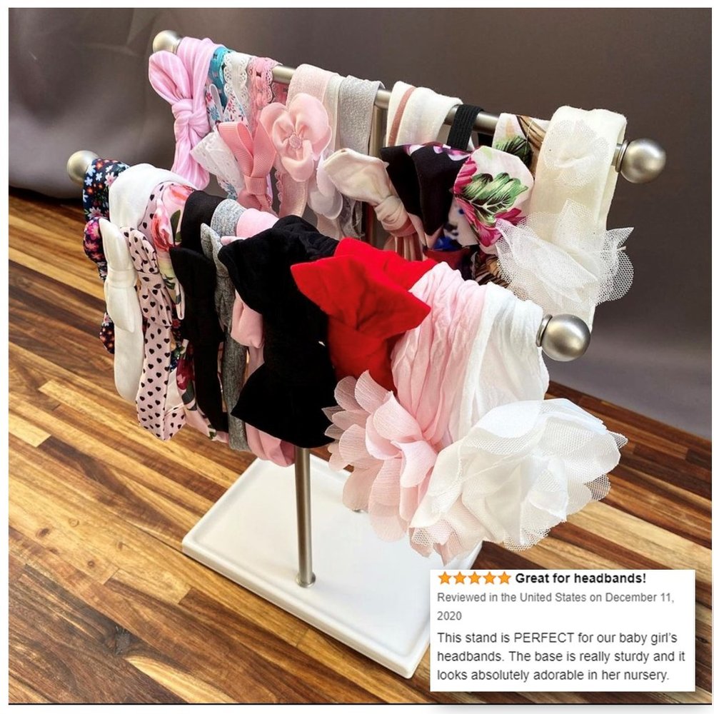 AMAZON BASICS Double-T Hand Towel and Accessories Stand 🛁 NEW!! - Picture 6 of 10